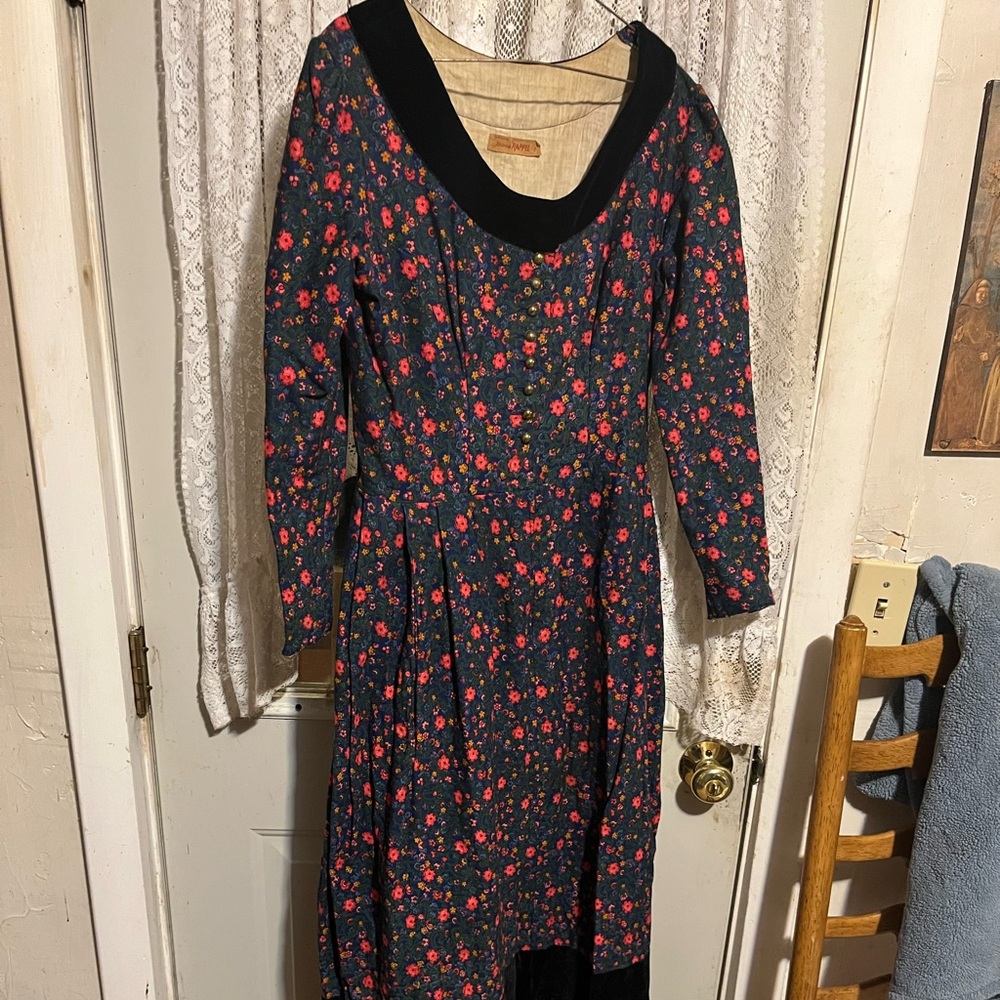 Vintage German Dirndl Dress by Johanna Rappel